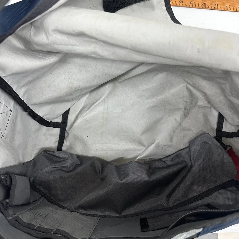 Timbuk2‎ Classic Messenger Bag Large Blue Commuter Single Strap Canvas Travel